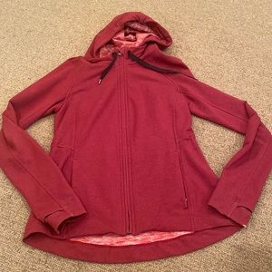 Red lululemon zip up